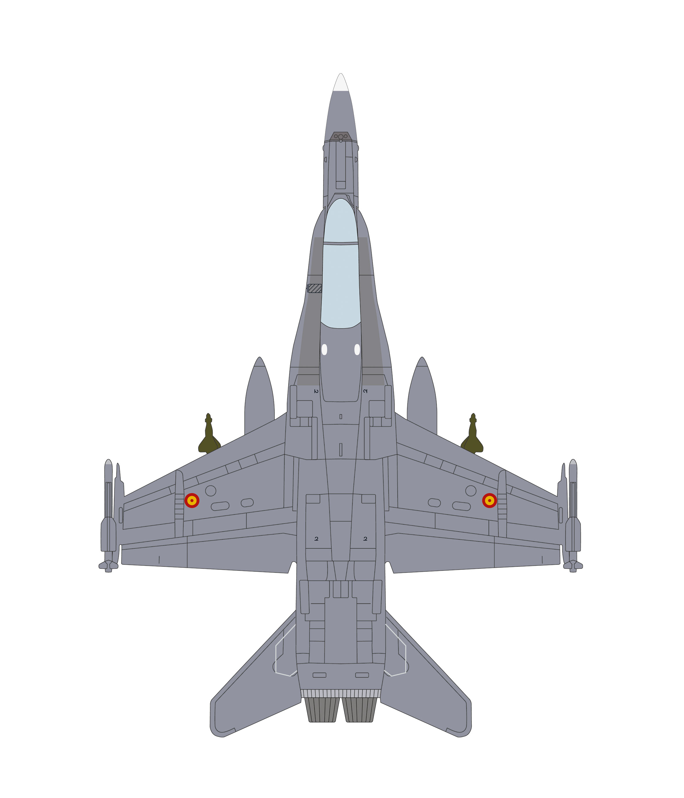 574228 McDonnell Douglas EF-18 (F/A-18) Hornet