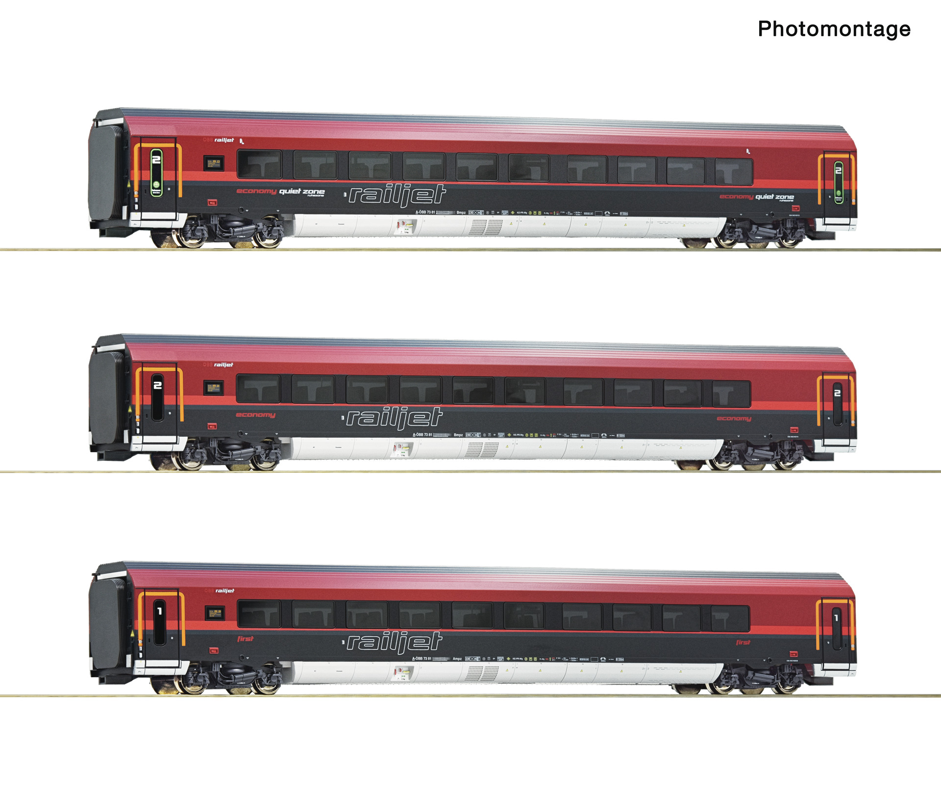 6200312 ÖBB Railjet-Set 3-tlg. Ep.6