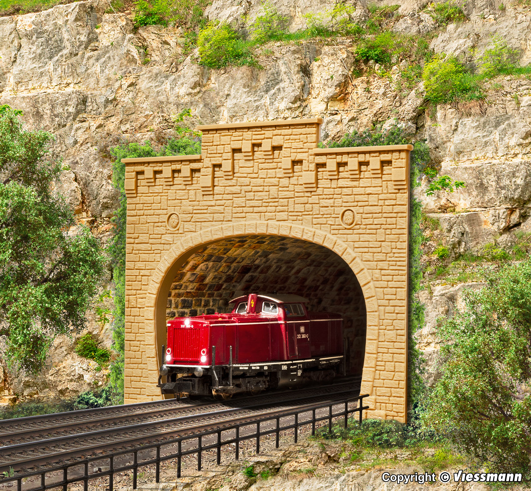 47813 Tunnelportal 2-gleisig