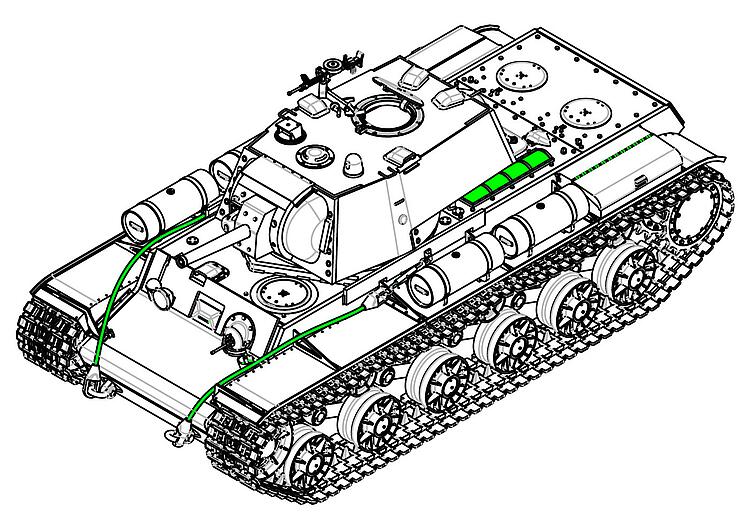 Trumpeter 759597 KV-1 1942 Simplified Turret Tank