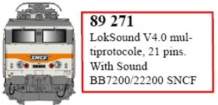 89271 LokSound V4.0 für BB7200/22200
