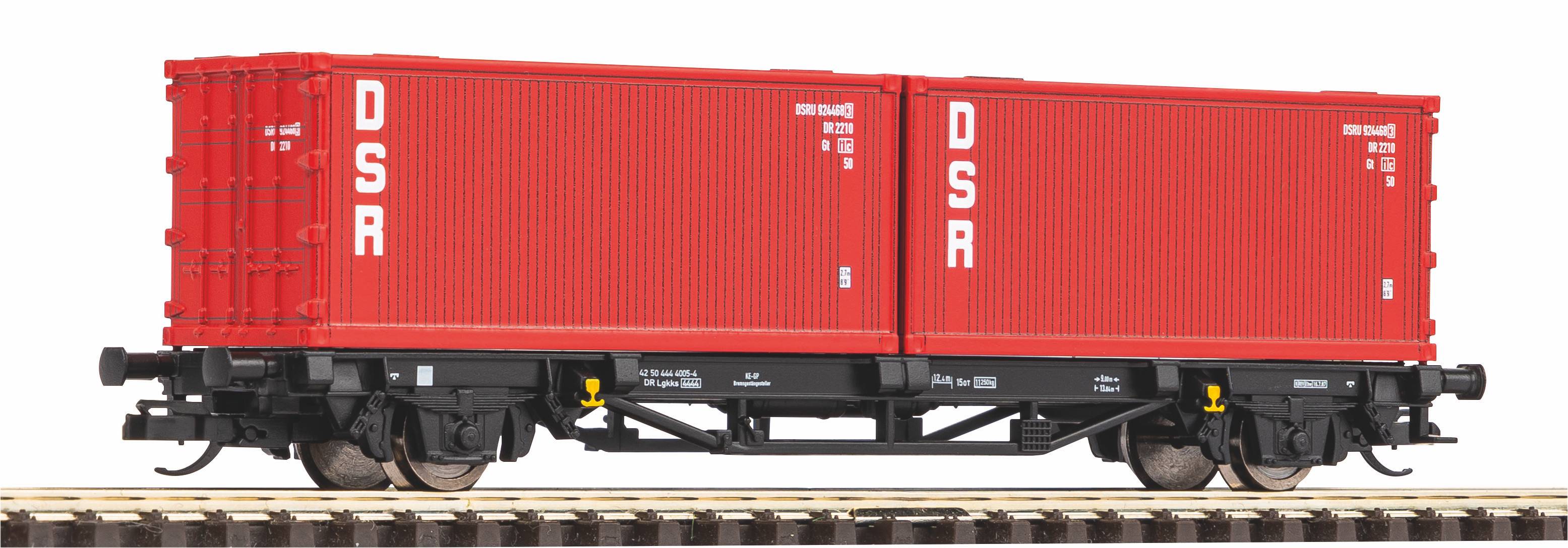 Piko 47727 DR Containertragwg. DSR mit 2X20' Ep.4