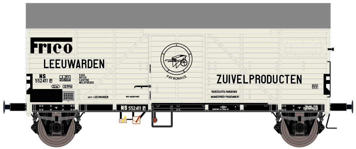 Exact-train 23746 NS Frico ged. Güterwagen Bremen Ep.3
