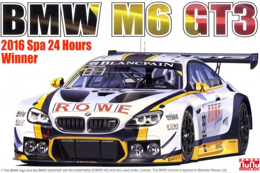 PN24001 BMW M6 GT3 24H SPA 2016 winner