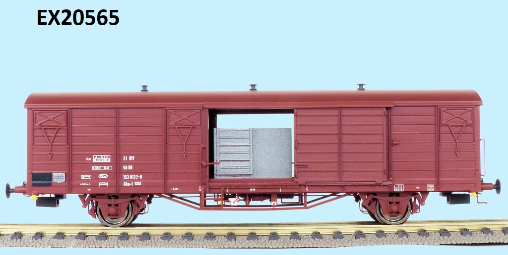 Exact-train 20565 DR gedeckter Güterwagen Gbs-t Ep.4