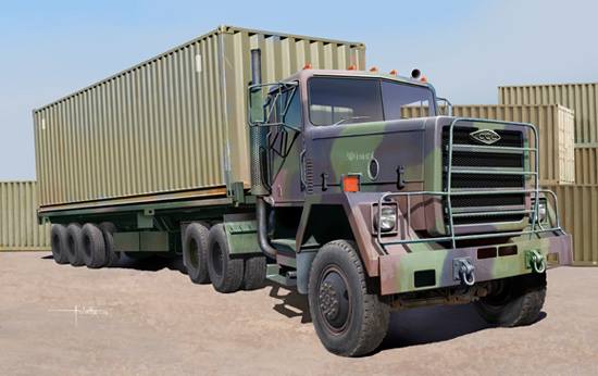 751015 M915 Truck / M872 Flatbed trailer & 40FT