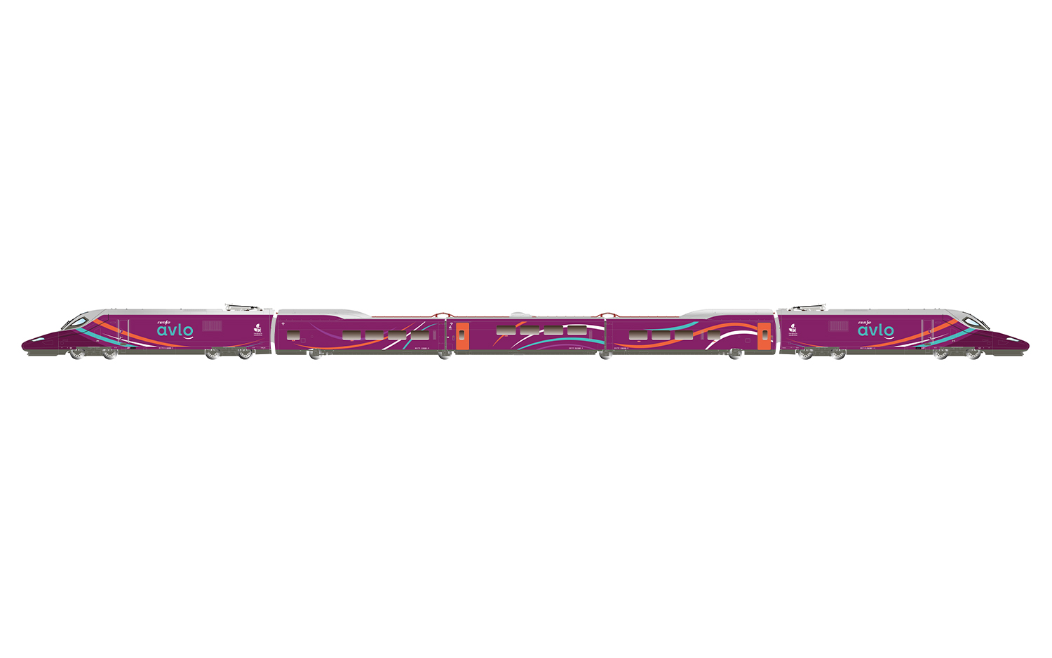 HE2031 RENFE, 5-tlg. Grundset des Hochgeschwin