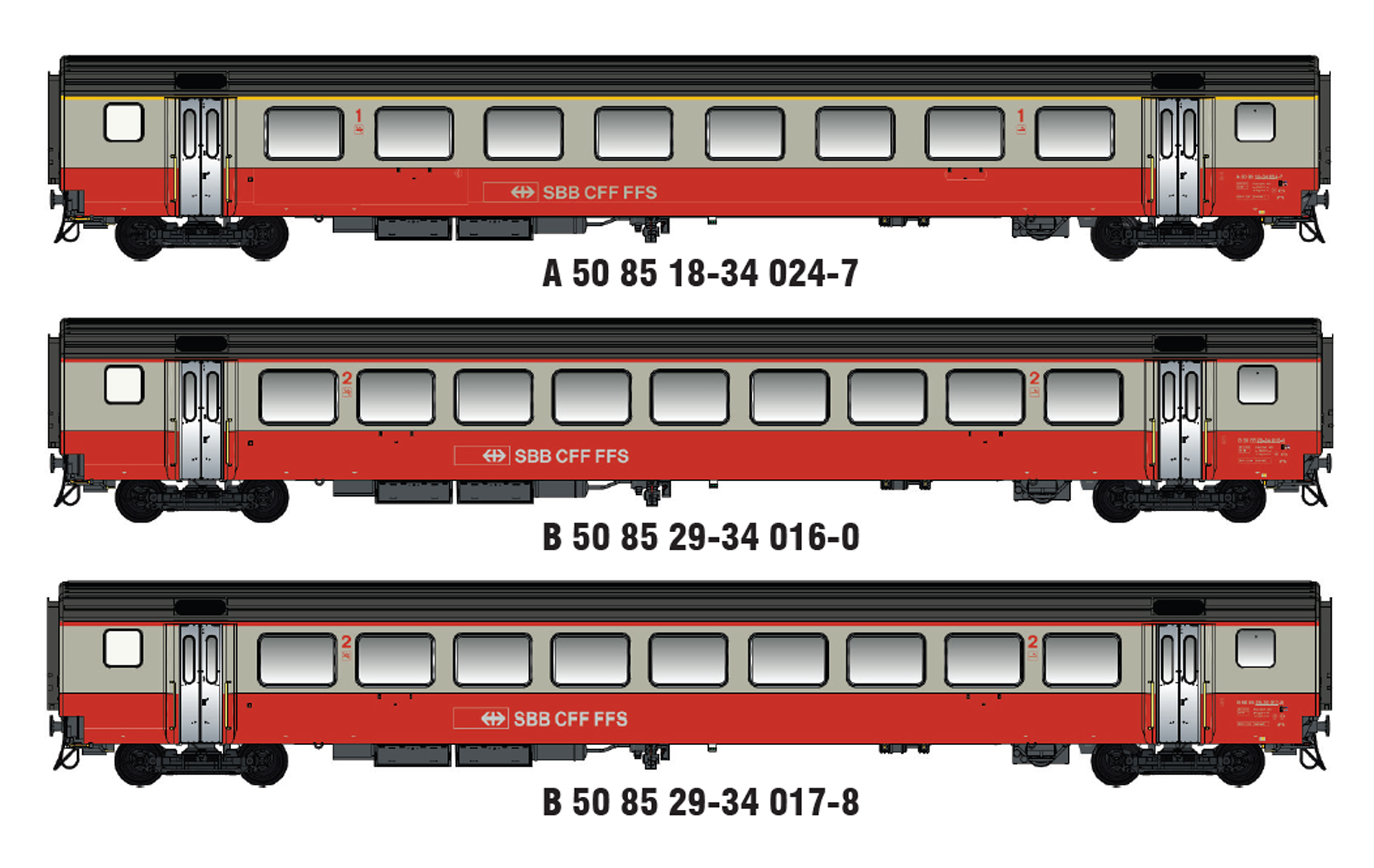 MW2109-1AC SBB Airport Express Wagen-Set  Ep.4