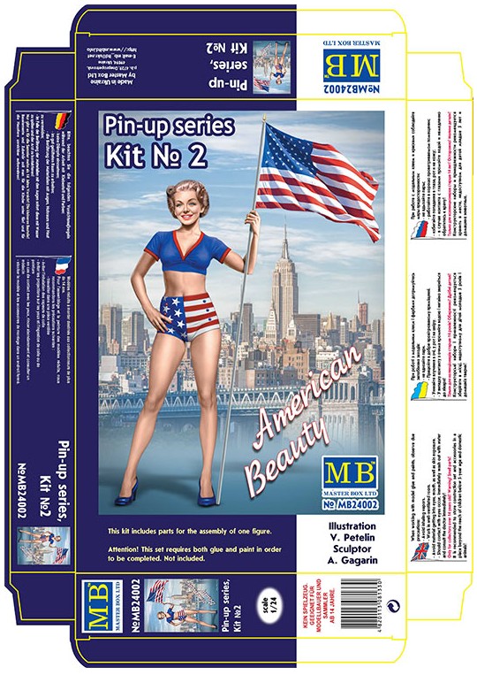 MB24002 Pin-up series, Kit No. 2 Betty