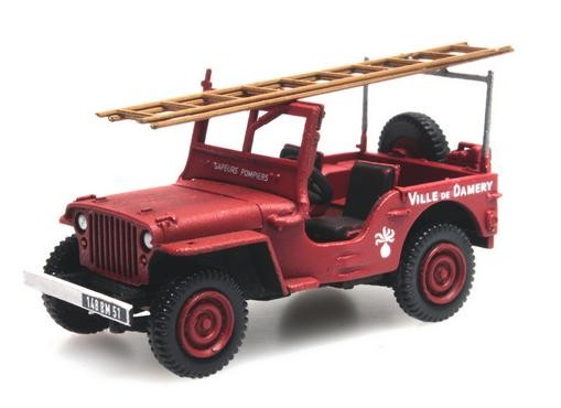 CB-090 Jeep mit Leitern Sapeurs Pompiers