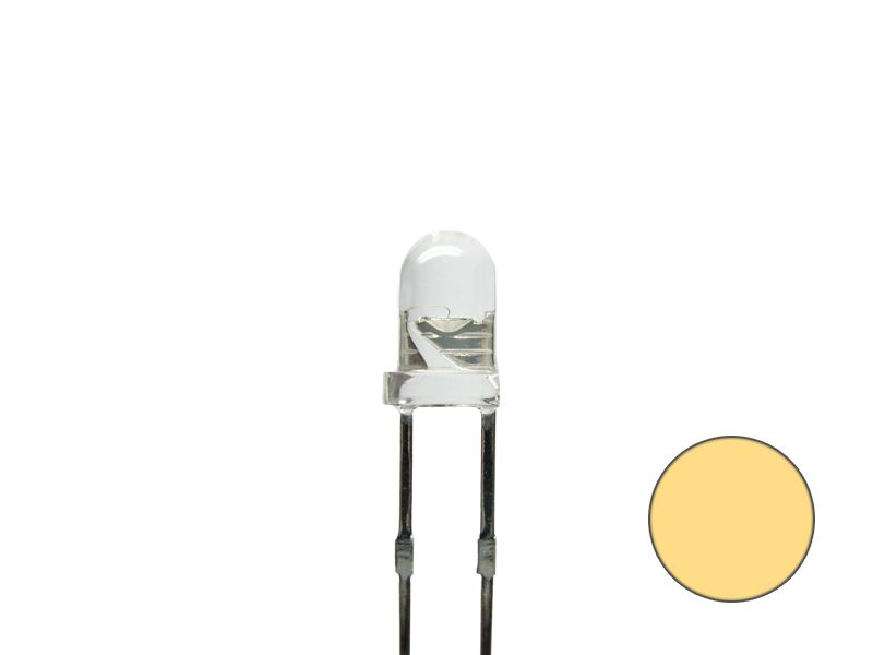 50899 Standard LED 3mm klar warmweiß