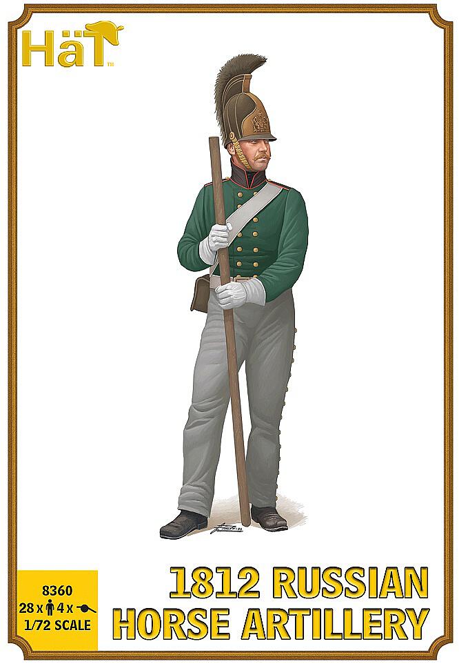 8360 Russische berittene Artillerie, 1812