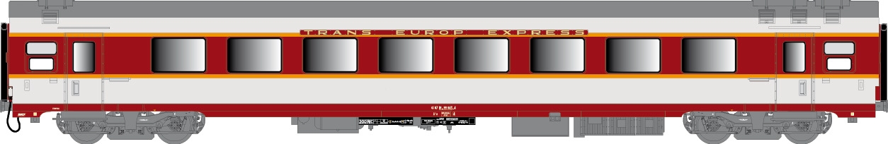 40090 SNCF TEE Personenwagen 1.Kl. Ep.4b