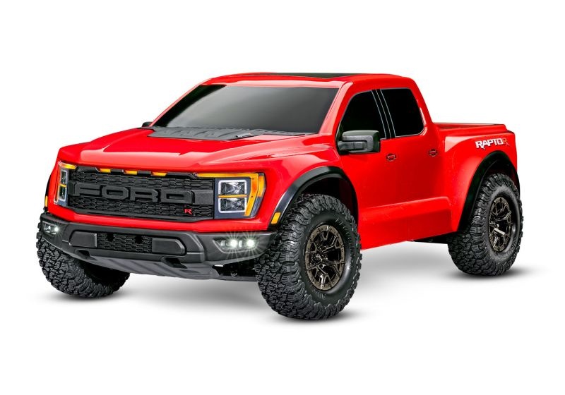 TRX101076-4RED Ford Raptor-R 4x4 VXL rot 1/10 Pro-Scal