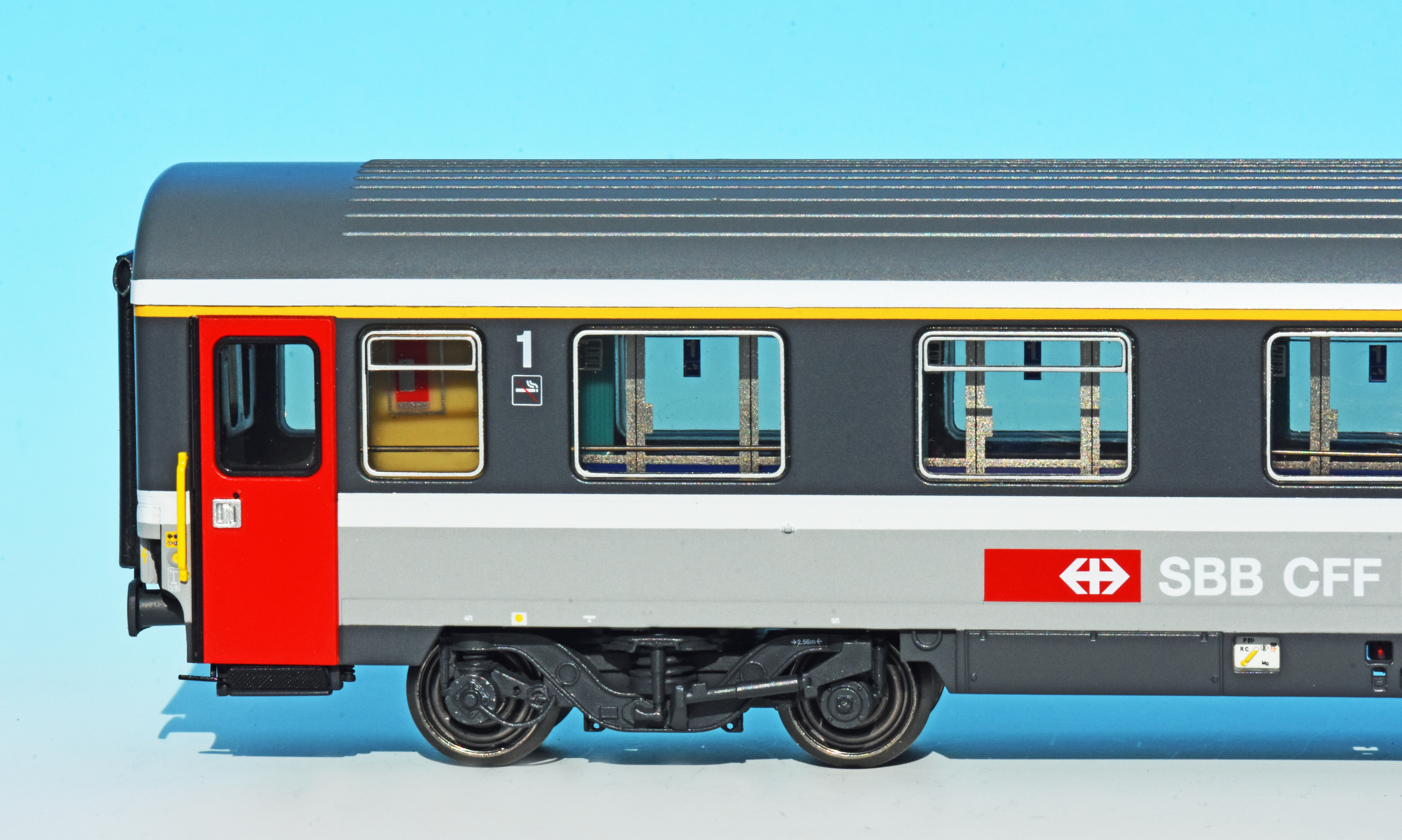 LS Models PI9708 SBB Reisezugwagen-Set EC51/56 4-tlg Ep.4