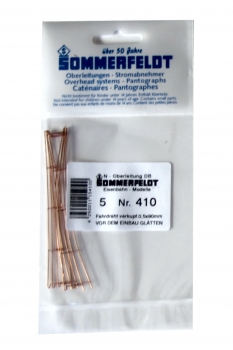 Sommerfeldt 410 DB Fahrdraht verkupfert 0,5 x 90 mm