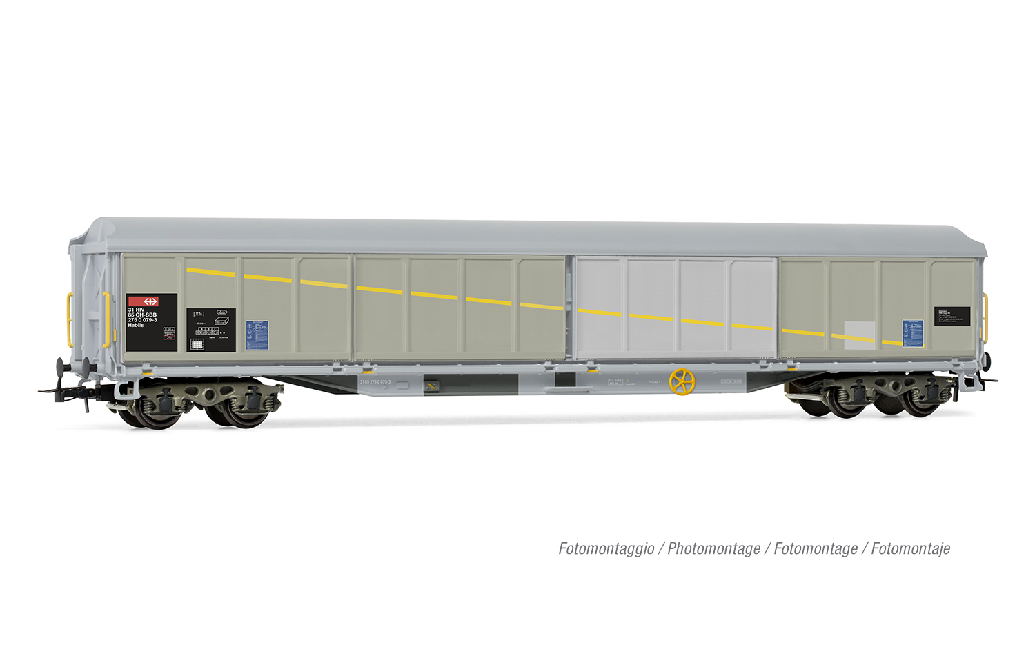 HR6650 SBB, 2-tlg. Set 4-achs. Schiebewandwage