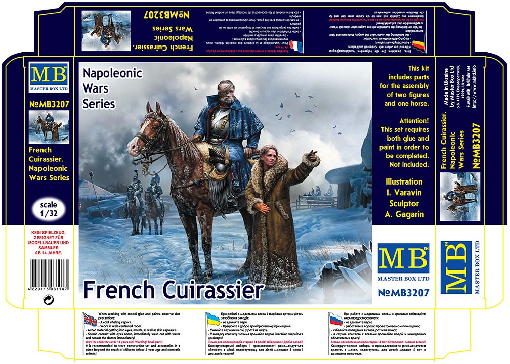 Master Box Ltd. MB3207 French Cuirassier, Napoleonic Wars Serie
