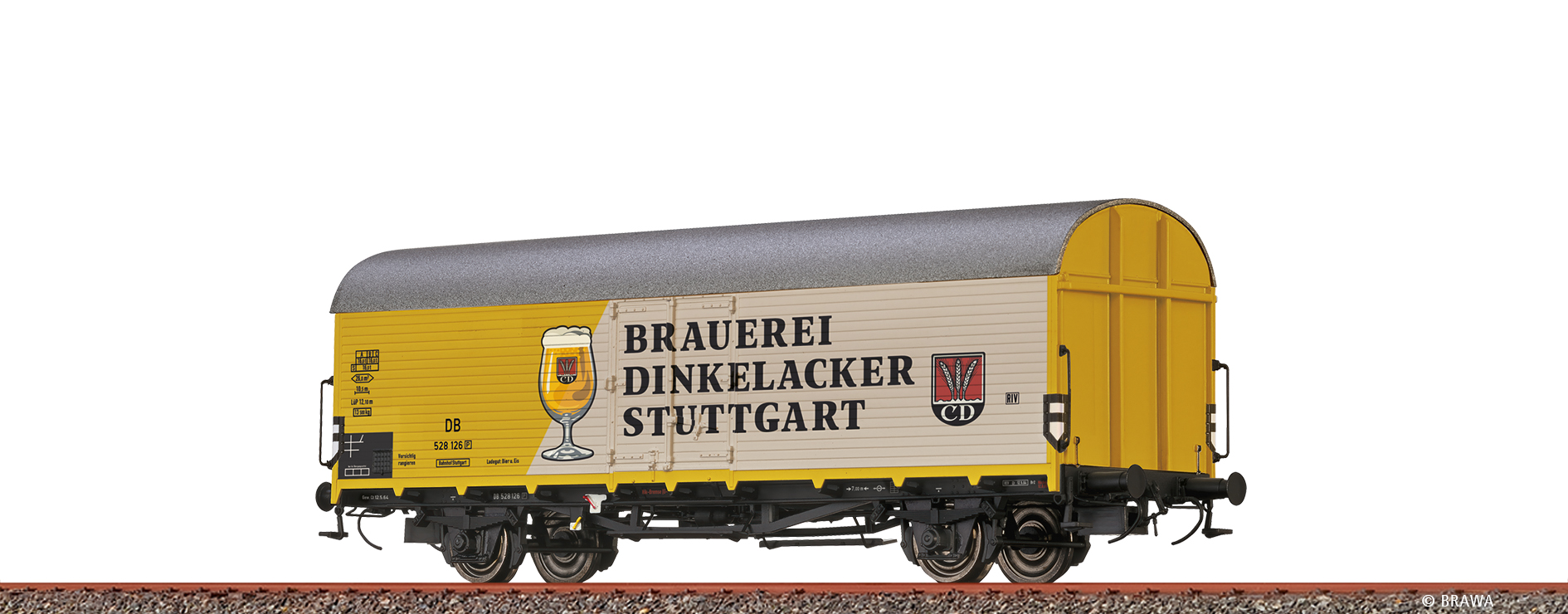 50958 DB Kühlwagen Tnfhs38 "Dinkelacker" Ep.3