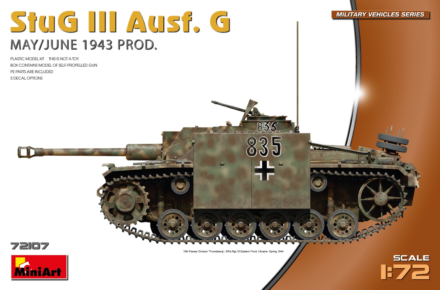 72107 StuG III Ausf. G May/June 1943 Prod.