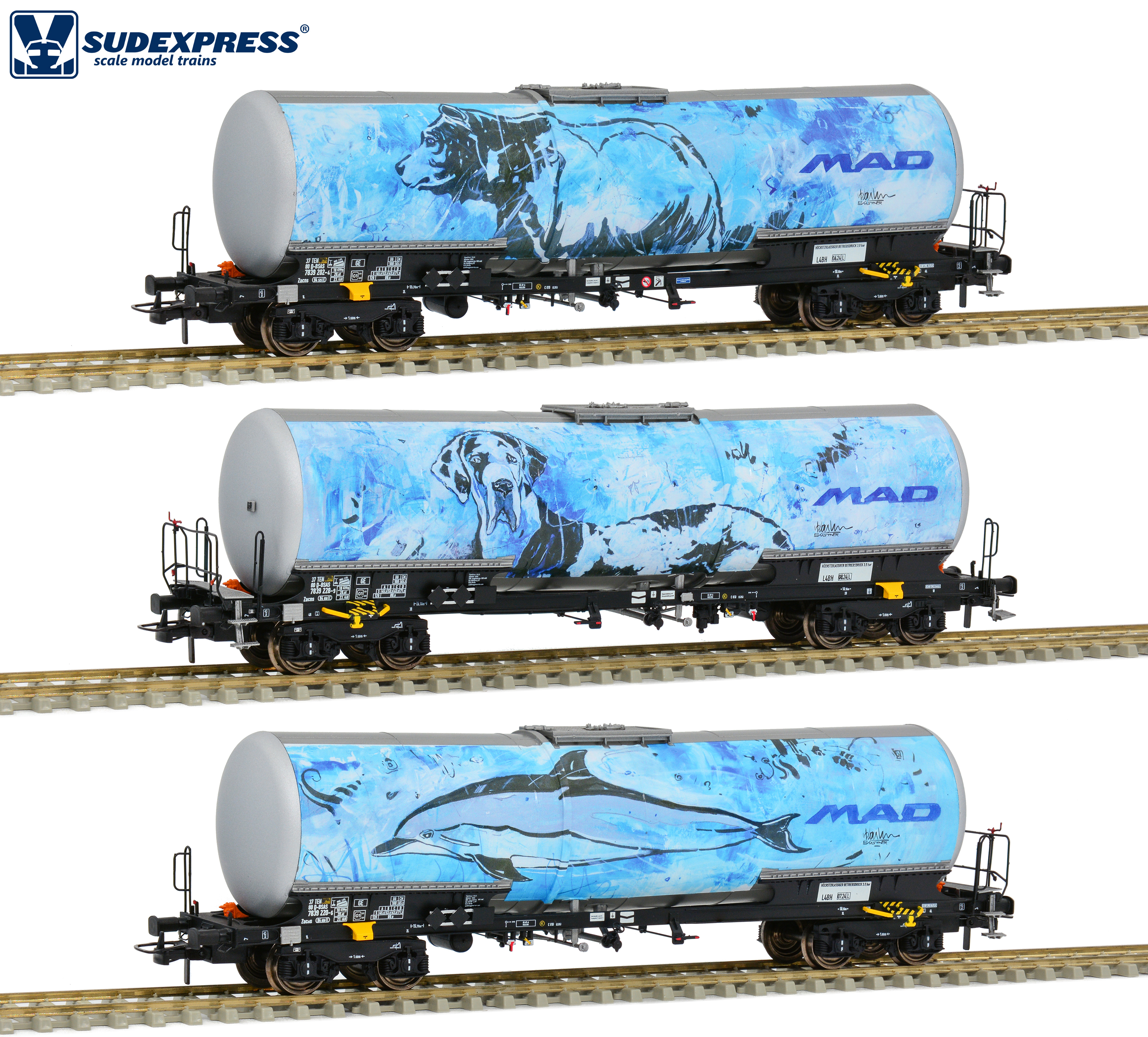 Sudexpress S783901 BSAS MAD Kesselwagen-Set 3-tlg. Ep.6