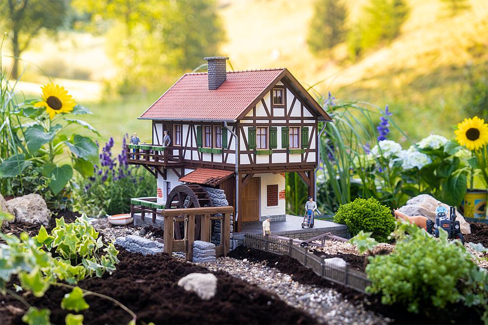 331115 Wassermühle mit Fachwerk