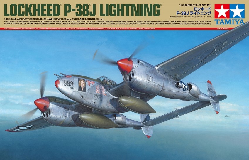 61123 Lockheed P-38J Lightning