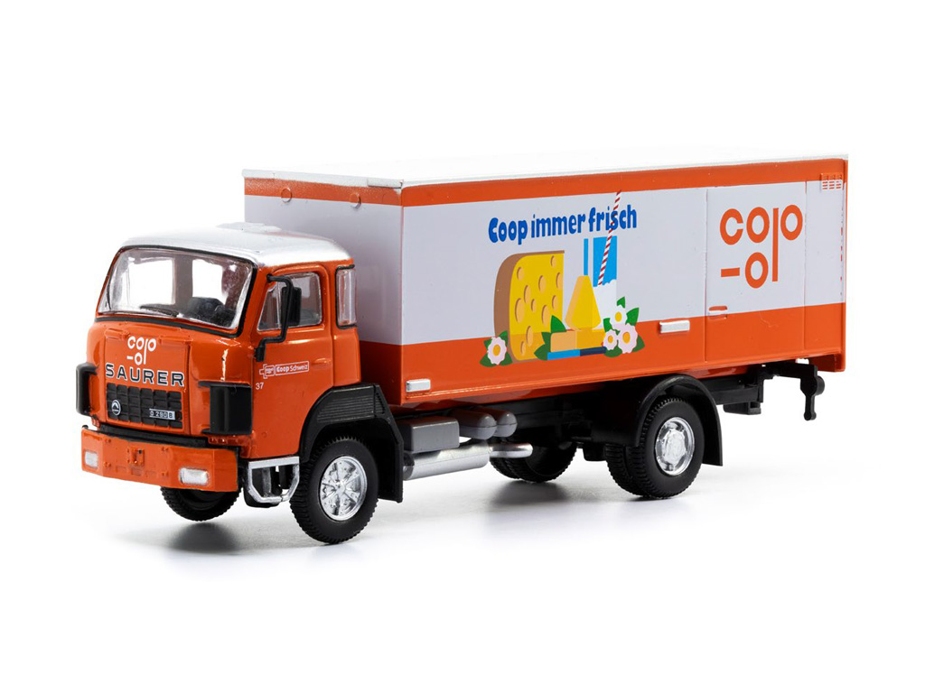 85.002387 Saurer D290B F4×2 Kühlkoffer-LKW coop