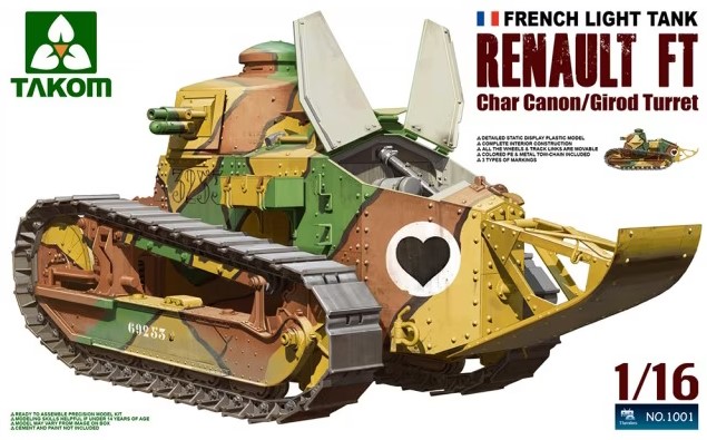 1001 French Light Tank Renault FT