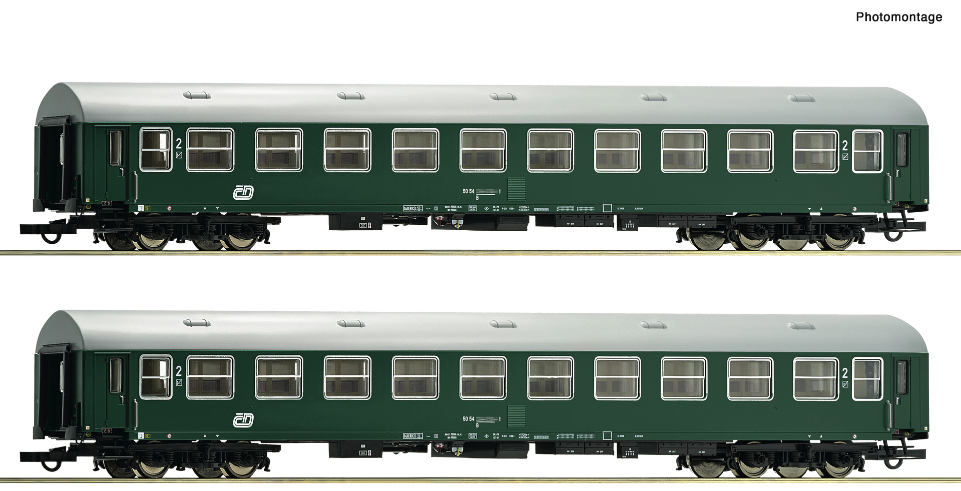 6200222 CD Reisezugwg. YB70 2.Kl. Set 2tlg. Ep.5