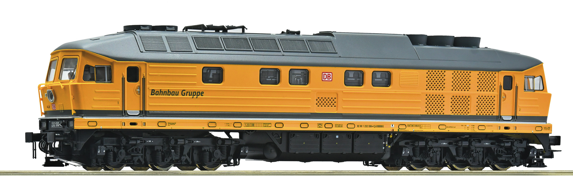 Roco 7300105 DBAG Bahnbau Diesellok 232 550-4 Ep.6