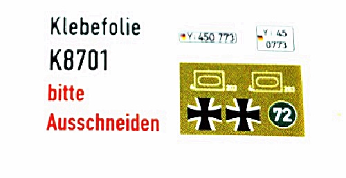 NPE NZ22335 Decalbogen für BW-Schützenpanzer