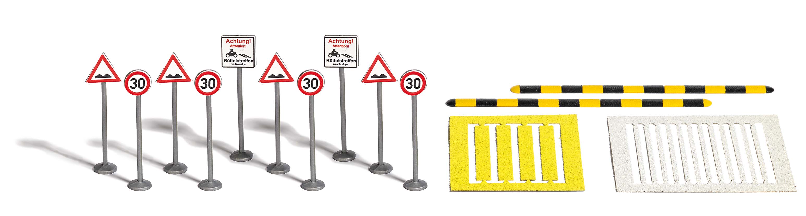 1110 Verkehrsberuhigungs-Set H0