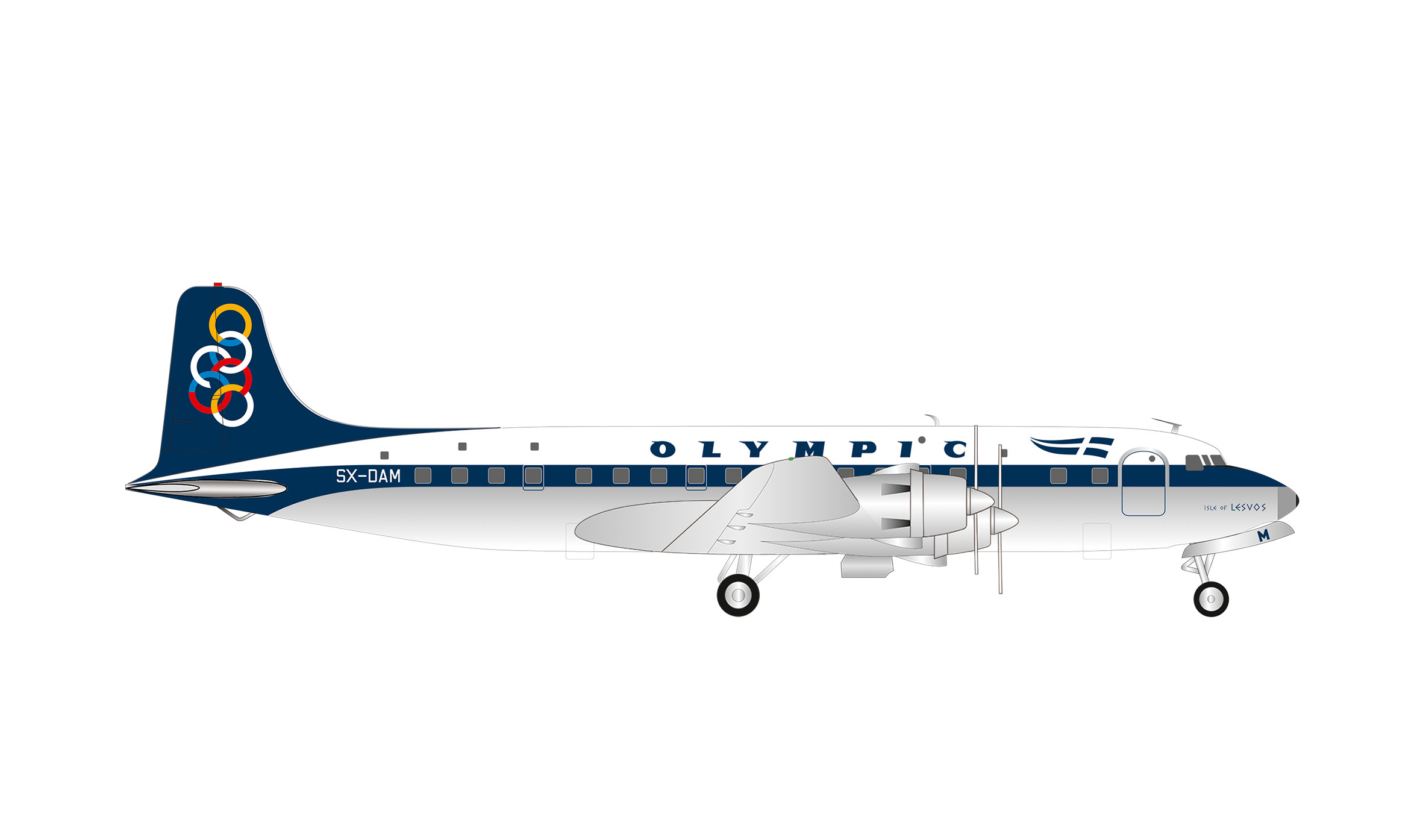 574150 Douglas DC-6(B) Olympic Airways