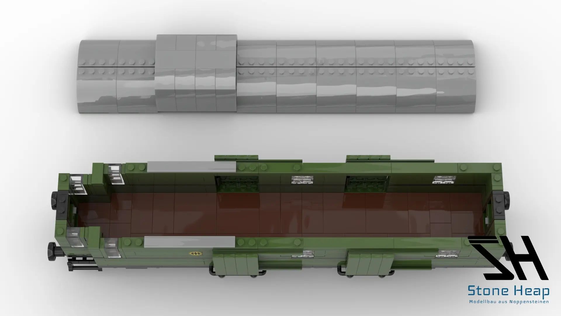 STONE HEAP SH-3006 Personen und Gepäckwagen 2 in 1