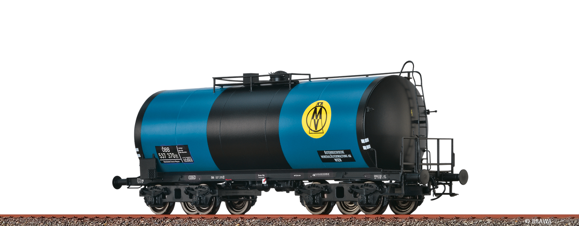 Brawa 49631 ÖBB Kesselwagen ZZ Uerdingen "ÖMV" Ep.3