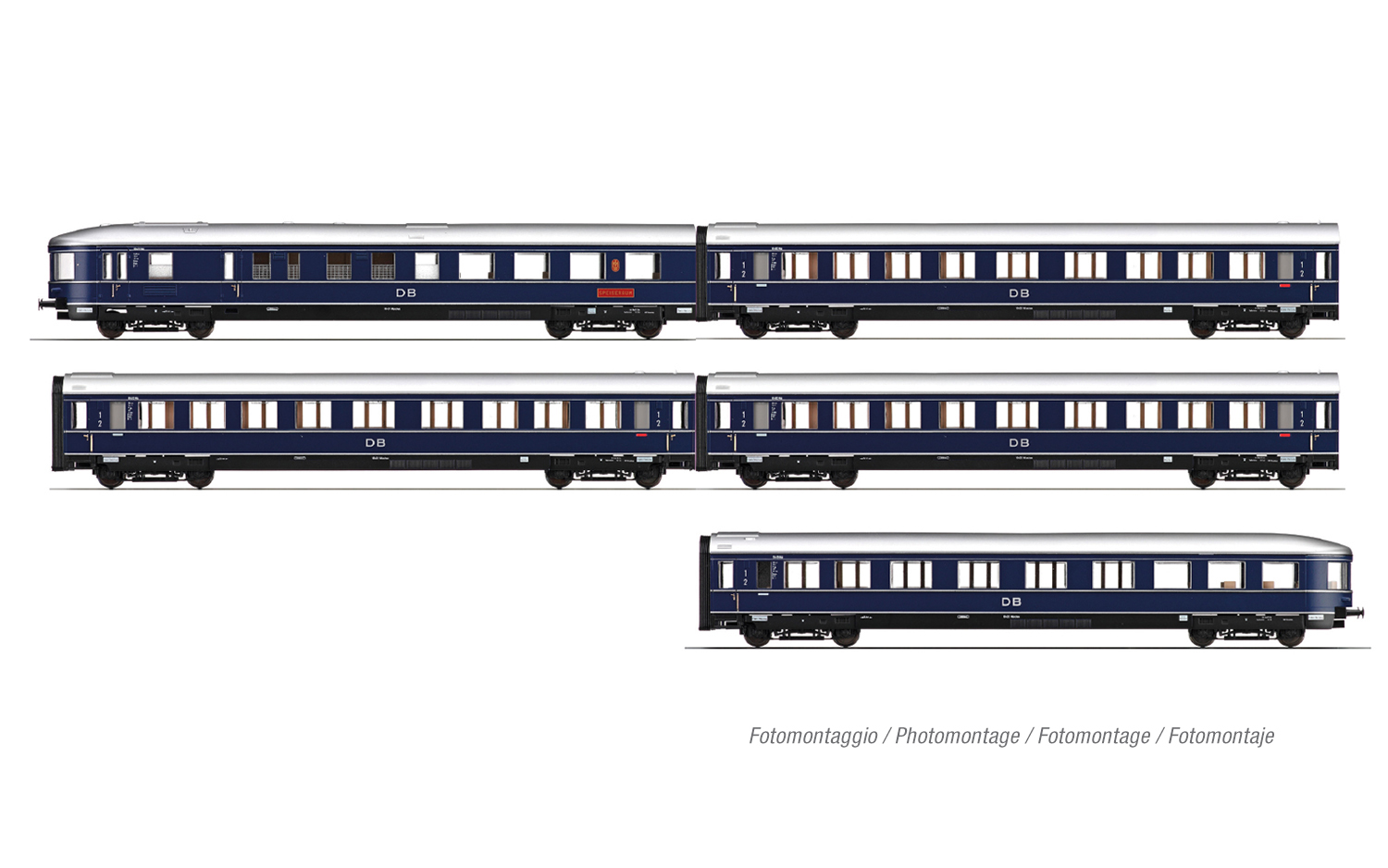 HR4389 DB Blauer Enzian Wagen-Set 5-tlg. Ep.3