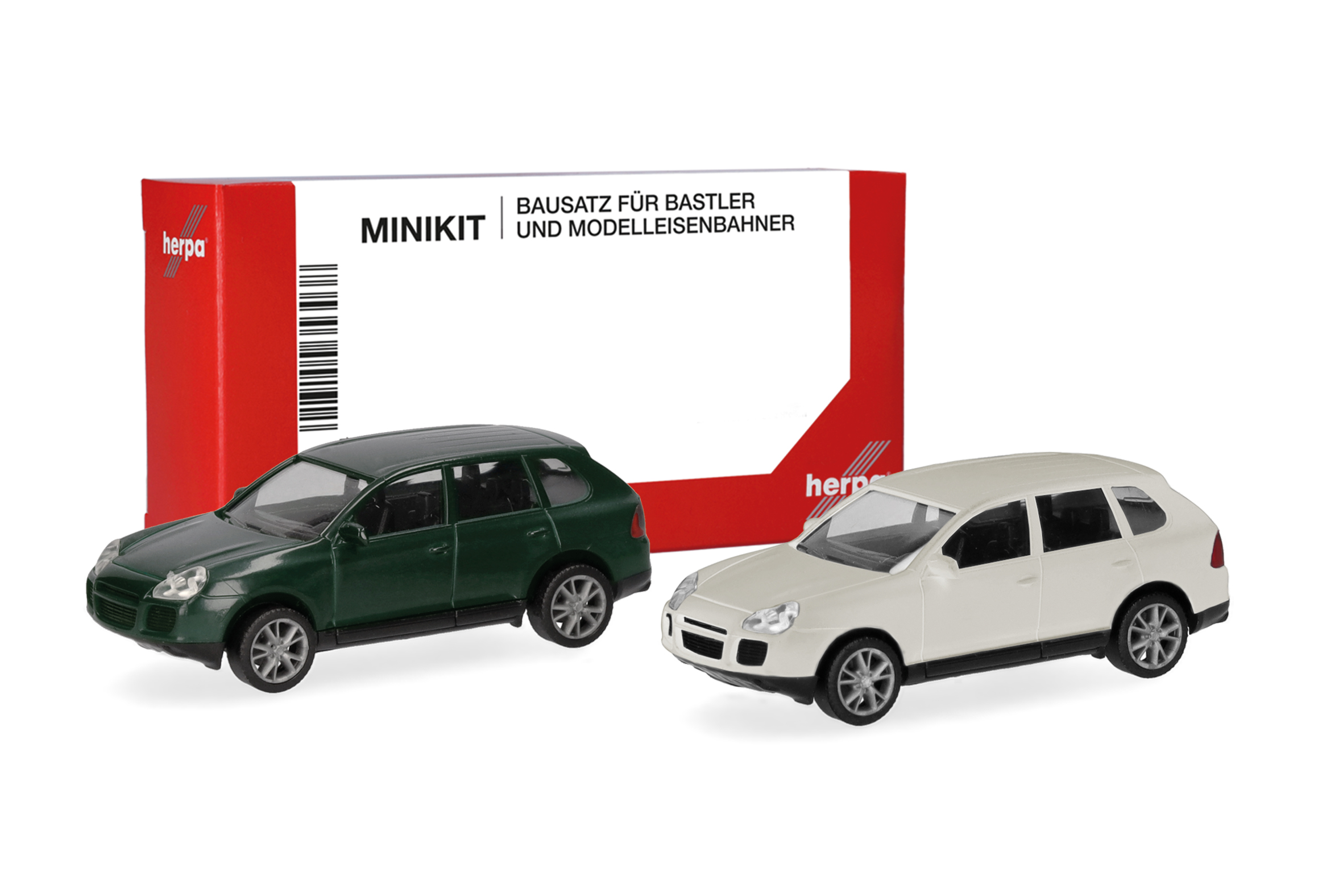 012836-002 MiniKit: Porsche Cayenne Turbo grün/weiß