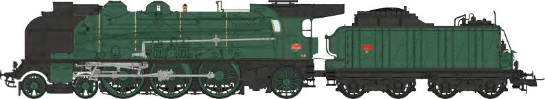 MB-210 SNCF Dampflok 231 G 246 TOURS