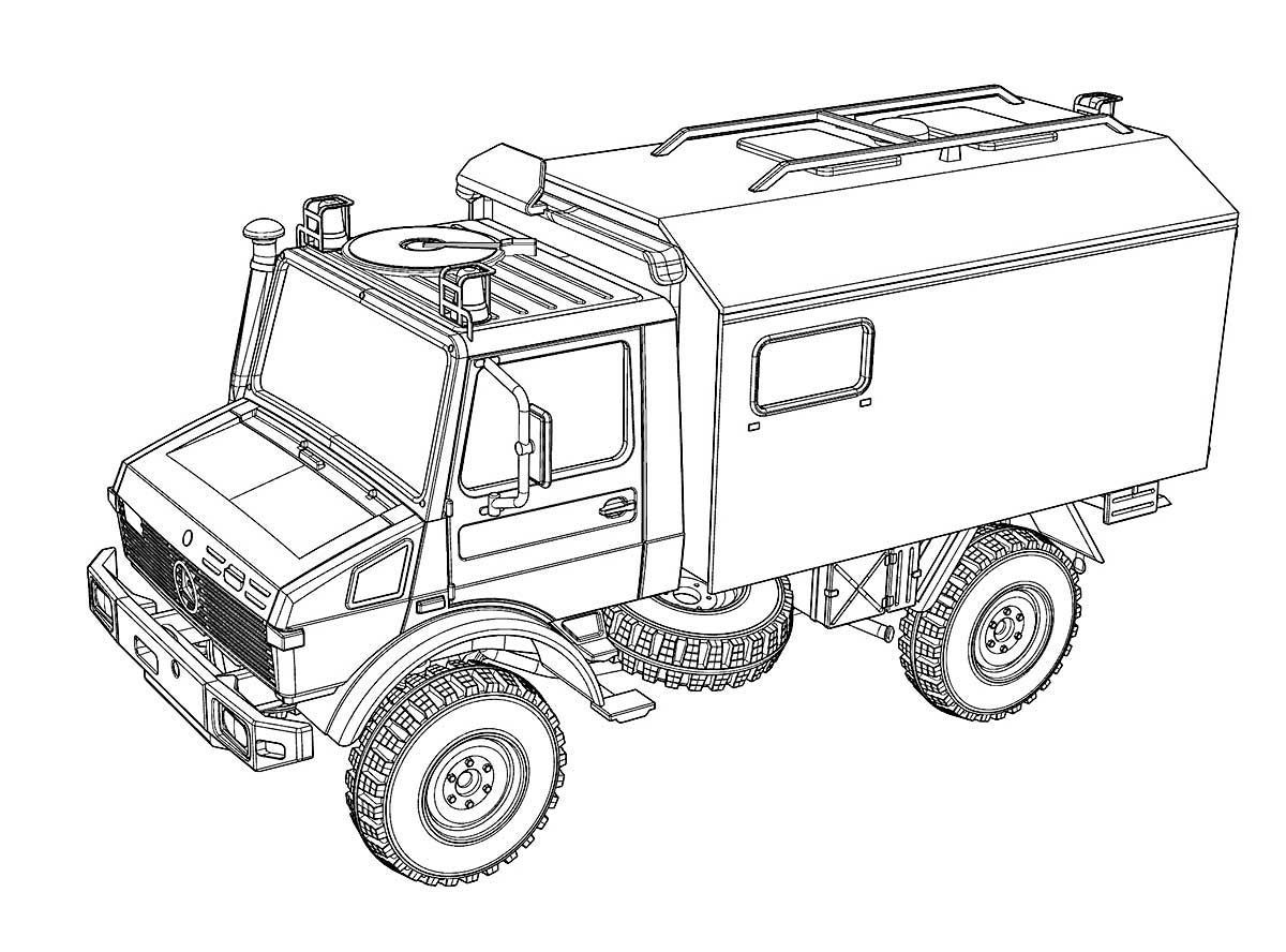 ACE 72451 Unimog U1300L 4x4 Ambulance