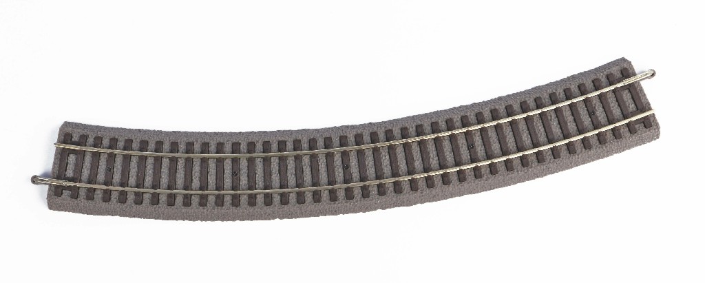 55414 H0 A-Gleis mit Bettung gebogen R4
