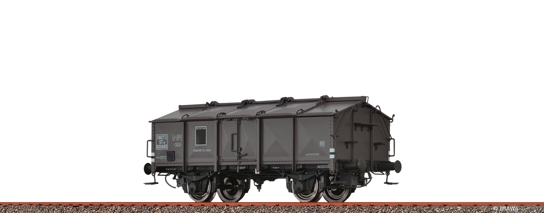 Brawa 50644 SNCF Klappdeckelwagen STw Ep.3