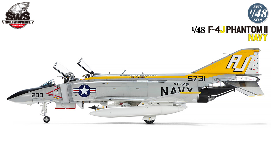 Zoukei-Mura SWS4809 F-4J Phantom II NAVY