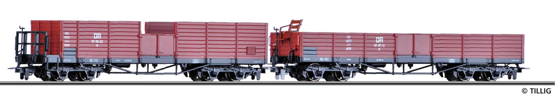 05921 DR off. Güterwagen OO Set 2-tlg. Ep.4
