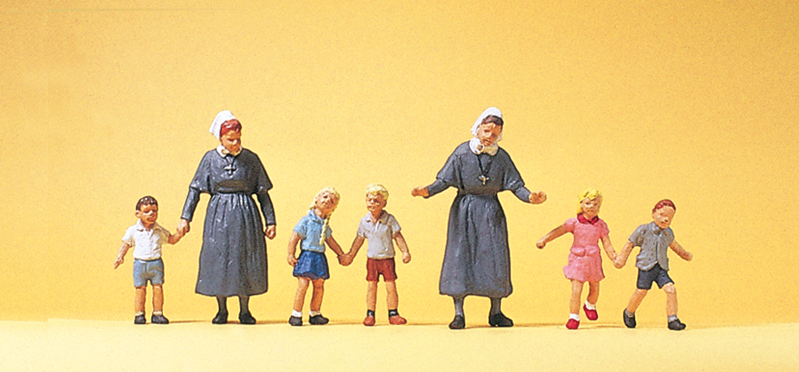 Preiser 10533 Diakonissen mit Kindern