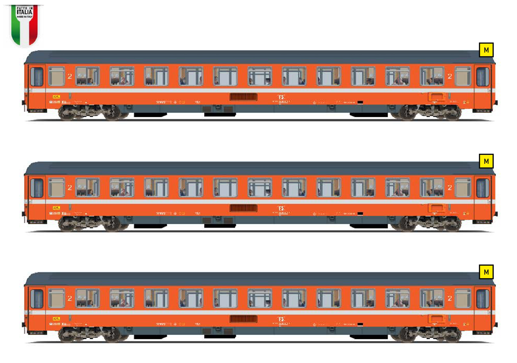 PI6194 FS IC Lemano Wagen-Set 3-tlg Ep.4