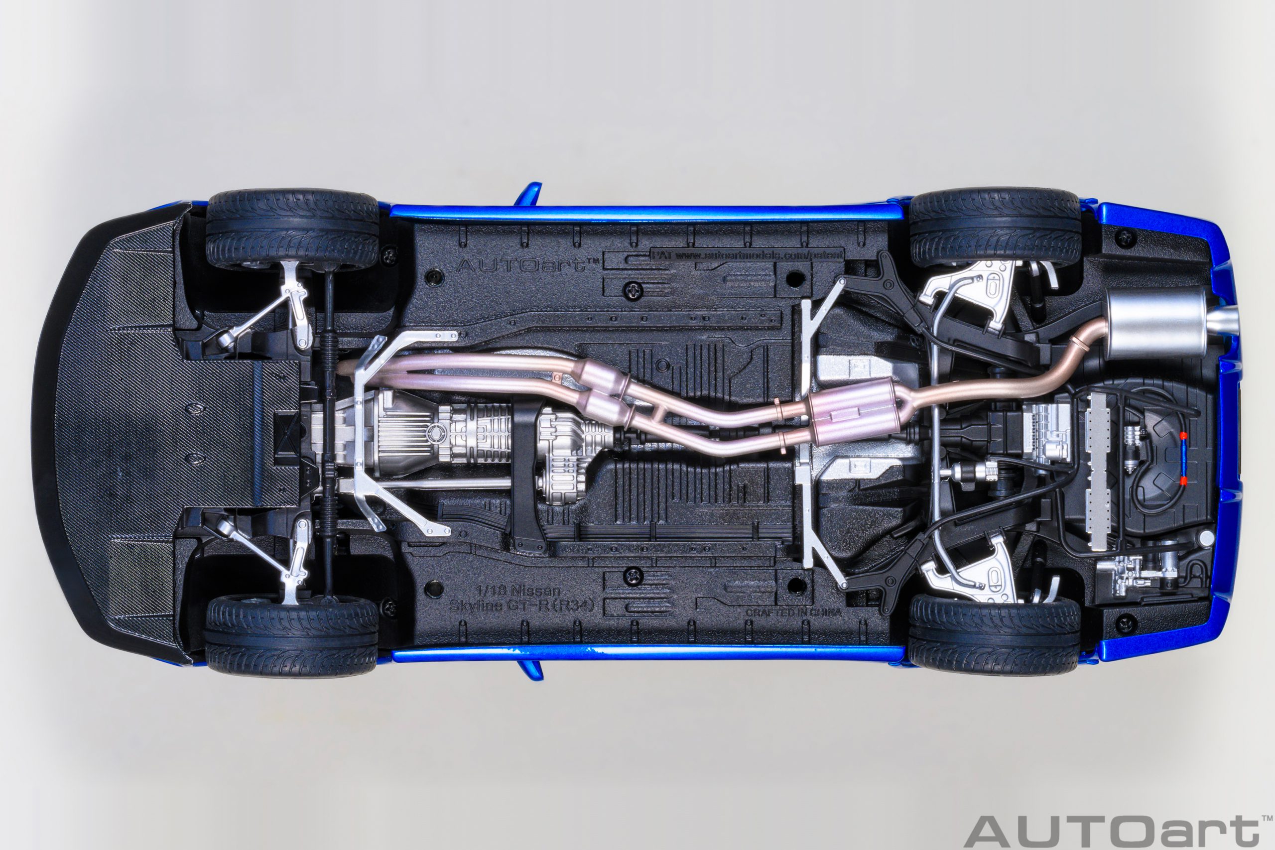 AUTOart 77462 Nissan Skyline GT-R (R34) Z-Tune blau