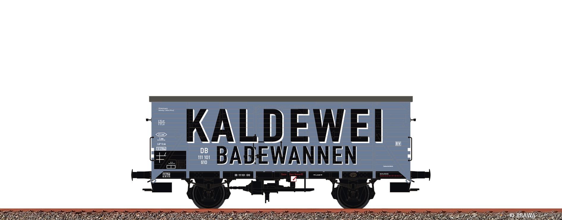 49803 DB Kaldewei gedeckter Güterwagen Ep.3