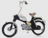 387.267 Motorfahrrad: Puch schwarz