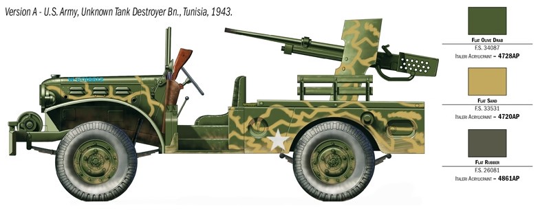 Italeri 6555 M6 Dodge Anti-Tank